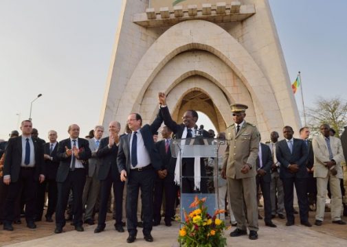 François Hollande und Dioncounda Traoré in Bamako