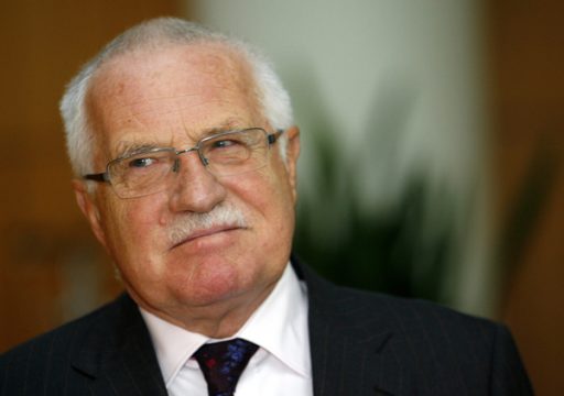 Tschechiens Präsident Vaclav Klaus