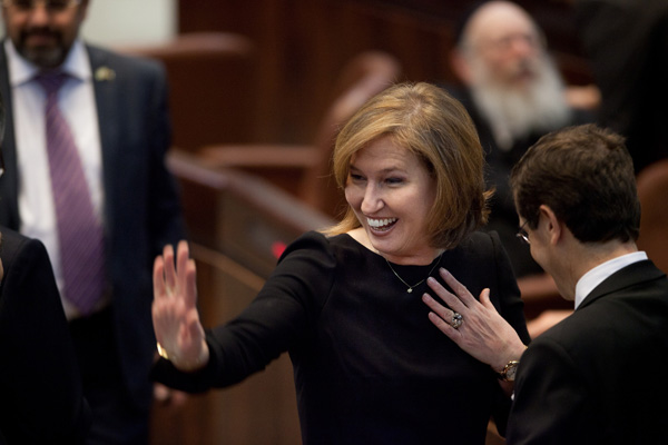 Ex-Außenministerin Livni stimmt Koalition mit Netanjahu zu