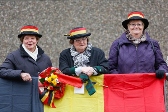 Königin Paola besucht Ikob in Eupen