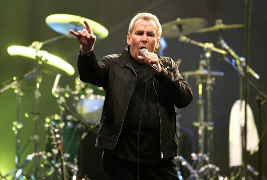 The Troggs-Sänger Reg Presley in Strzelinko/Polen (Juli 2009)