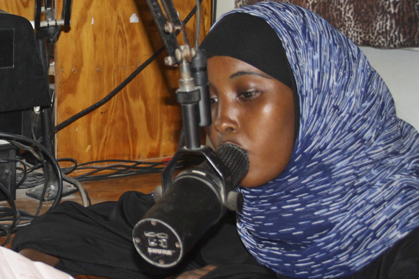 Studio "HornAfrik Radio", Mogadischu, Somalia