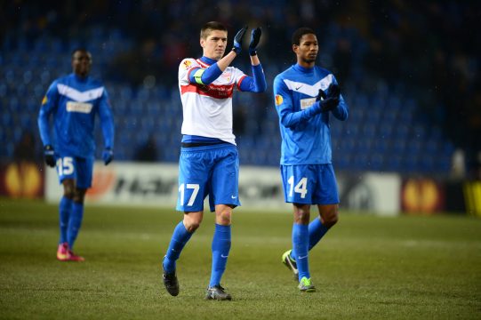 Jeroen Simaeys und Glynor Plet vom RC Genk