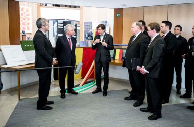 Antrittsbesuch: Premier Di Rupo in Eupen