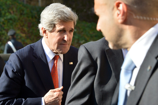 John Kerry in Rom