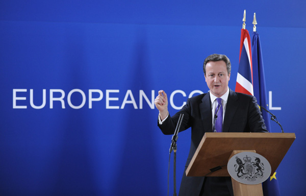Spargipfel: Der britische Premier Cameron ist der große Gewinner