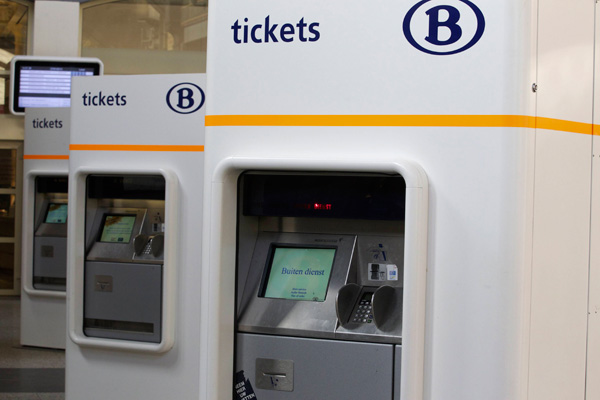 SNCB installiert neue Fahrscheinautomaten