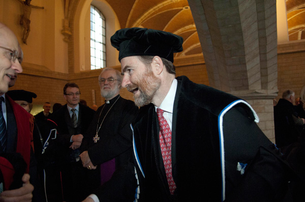 Timothy Garton Ash bei der Verleihung der Ehrendoktorwürde der K.U. Leuven am 2. Februar 2011