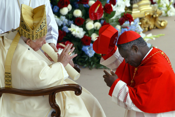 Peter Turkson bei seiner Ernennung zum Kardinal (2003)