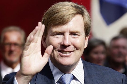 Beweist Humor: Kronzprinz Willem-Alexander