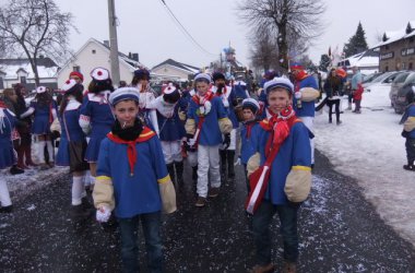Rosenmontagszug in Bütgenbach