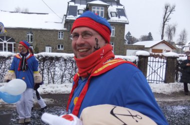 Rosenmontagszug in Bütgenbach