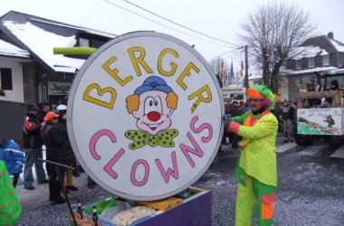 Rosenmontagszug in Bütgenbach