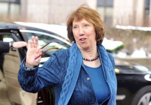Die EU-Außenbeauftragte Catherine Ashton am Freitag in Brüssel