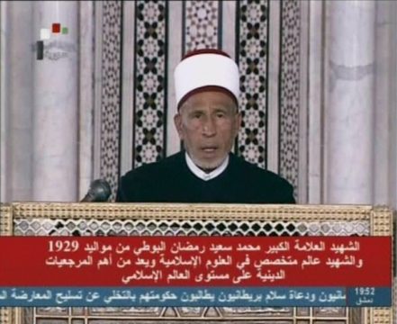 Der sunnitische Kleriker Scheich Mohammed Saeed al-Buti