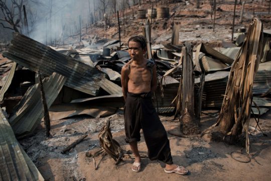 Karen-Flüchtlingslager in Thailand ausgebrannt