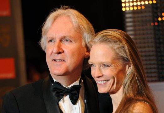 James Cameron mit Gattin Suzy Amis