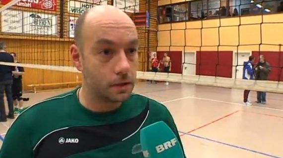 Der Mannschaftskapitän des VBC Lommersweiler, Jürgen Cornely