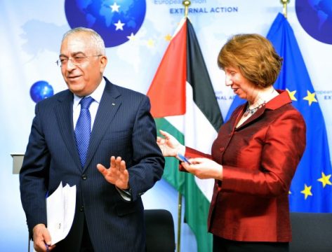 Salam Fayyad und Catherine Ashton