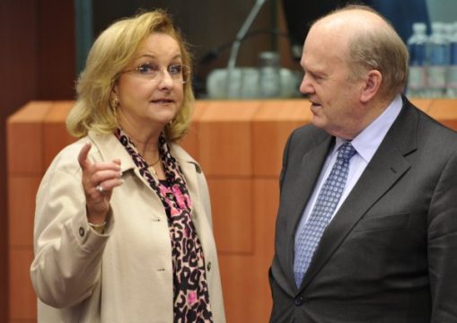 Maria Fekter (Österreich) und Michael Noonan (Irland)