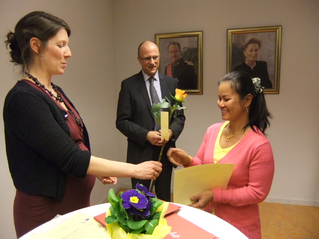 Verleihung der Zertifikate zu FridA - Frauen in den Arbeitsmarkt