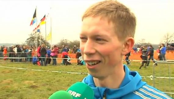 Christoph Gallo, Sieger beim Euregio Cross 2013 in Kelmis