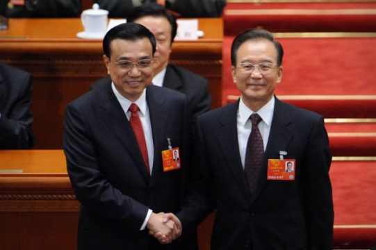 Li Keqiang und sein Vorgänger Wen Jiabao