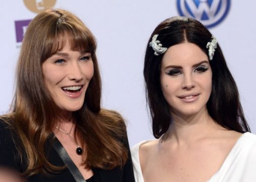 Carla Bruni-Sarkozy (l.) und Lana Del Rey bei der Echo-Verleihung
