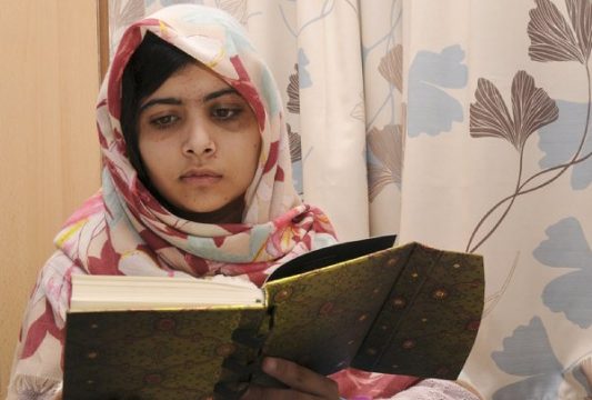 Malala Yousufzai am 7. November 2012 in London