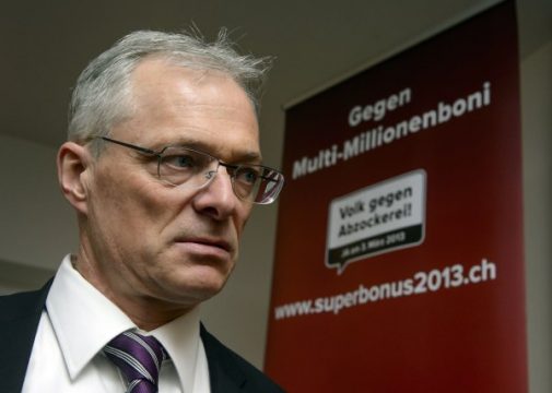 Der Unternehmer und unabhängige Abgeordnete Thomas Minder