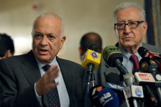Nabil Al-Arabi und Lakhdar Brahimi