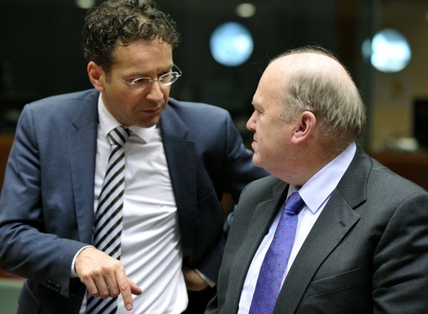 Jeroen Dijsselbloem und Michael Noonan