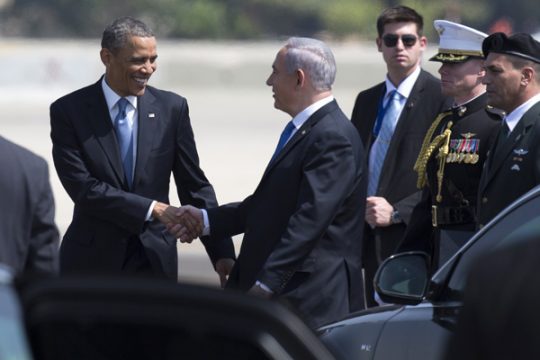 US-Präsident Barack Obama bei Israels Premier Benjamin Netanjahu