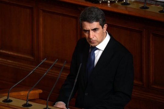 Staatspräsident Rossen Plewneliew