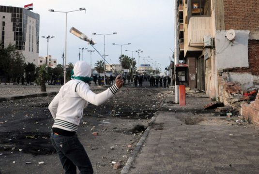 Straßenkämpfe in Port Said (Donnerstag)