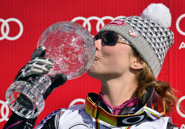 Mikaela Shiffrin gewinnt Slalom-Kristallkugel