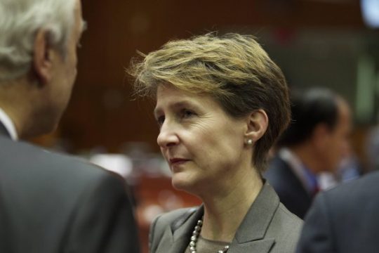 Die Schweizer Justizministerin Simonetta Sommaruga