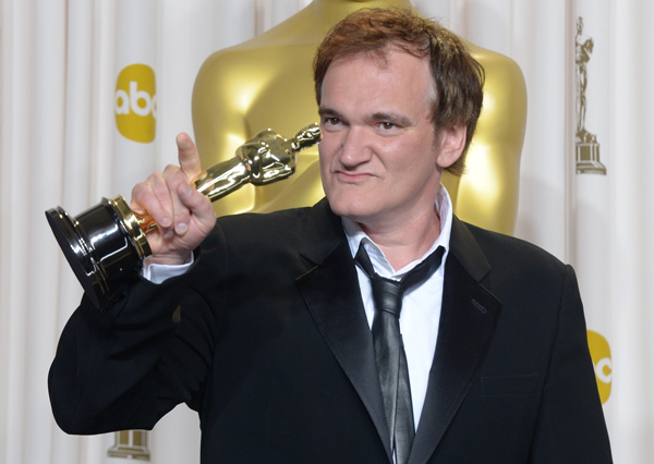 Django Unchained: Quentin Tarantino erhält 2013 den Oscar für das beste Drehbuch