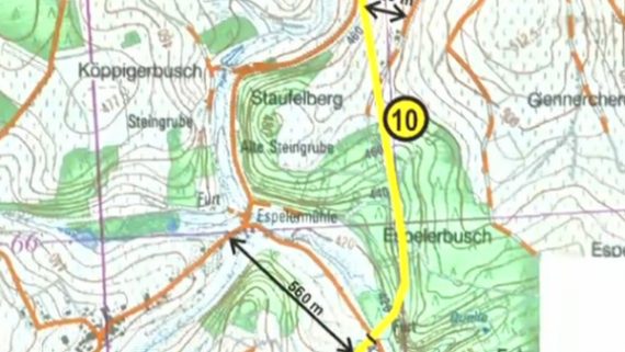 Umgehungsstraße für die N62 - Trasse zehn
