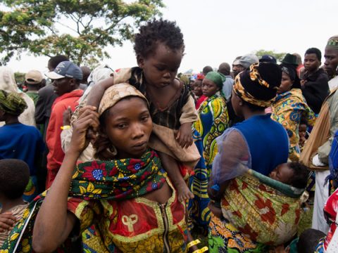 Kongolesische Flüchtlinge im Camp "Rwamwanja" in Uganda