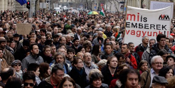 Proteste vor umstrittener Verfassungsänderung in Ungarn