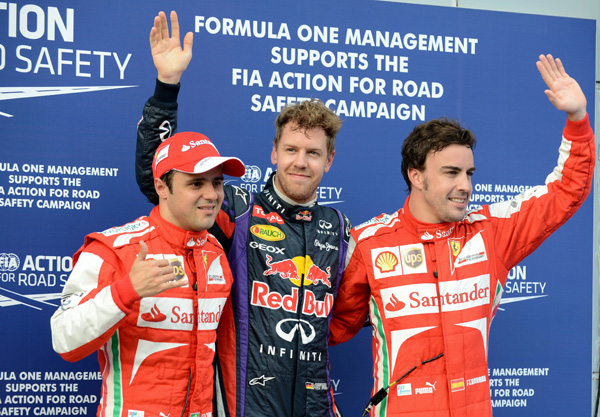 Vettel holt Pole in Malaysia vor Ferrari-Duo