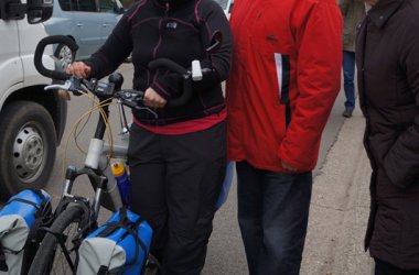 Mit dem Fahrrad auf Weltreise: Samantha Keutgen und Vincent Fellin