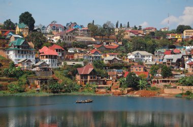 Blick auf Bukavu