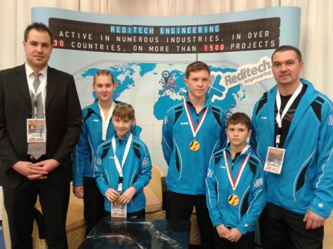 TLZ Rocherath mit einer Goldmedaille und einem 18. Platz beim Flanders International Acro Cup