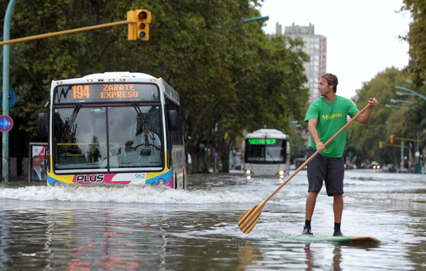 Überschwemmungen in Buenos Aires