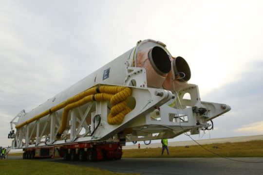 Die US-Trägerrakete "Antares" (Bild vom 2.10.2012)