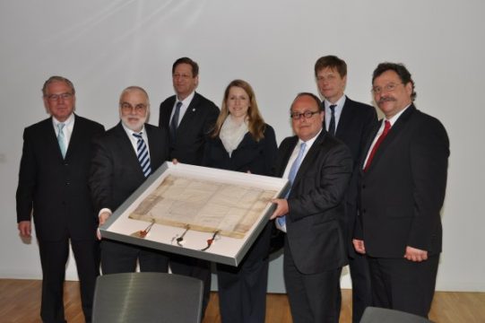 Archivalienübergabe in der Landesvertretung NRW in Brüssel