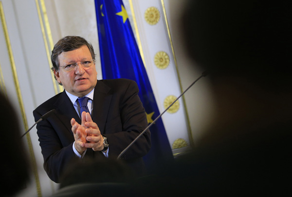 EU-Kommissionspräsident José Manuel Barroso in Wien