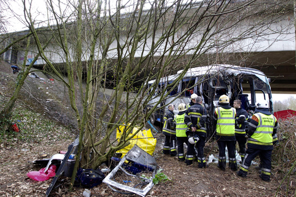 Busunfall in Ranst